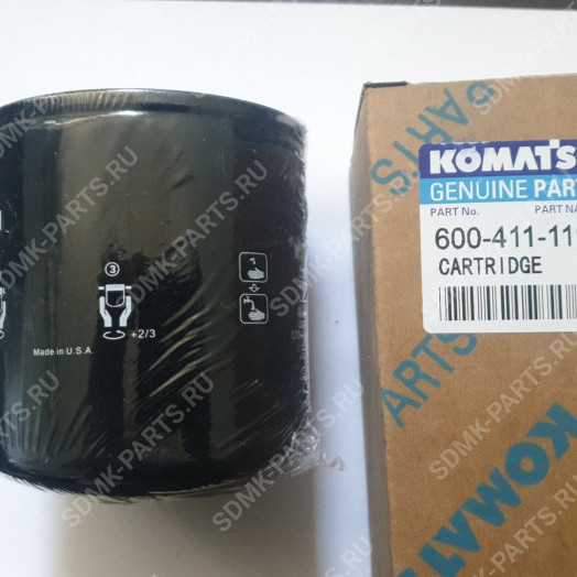 Фильтр охлаждающей жидкости KOMATSU D65E-12 600-411-1191 (600-411-1140 / P554072 / WF2088 / ST60832)