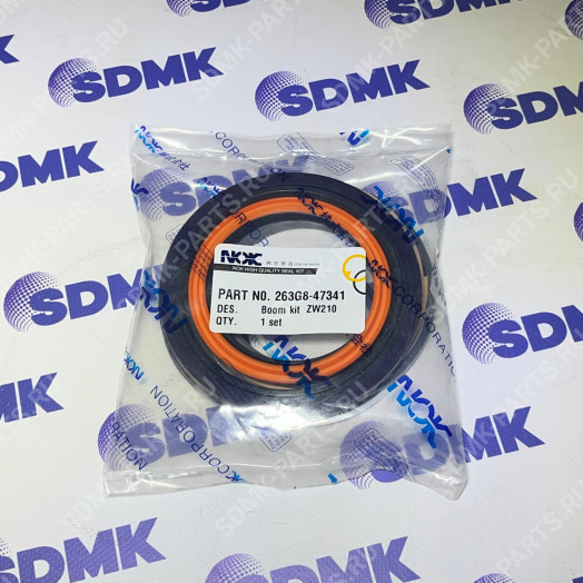 Ремкомплект гидроцилиндра стрелы HITACHI ZW200 263G8-47341 (263G847341) (NOK)