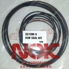Ремкомплект редуктора колеса без сальника S210W-V (s/n: 1001-2131, старый) (NOK) S210W-V